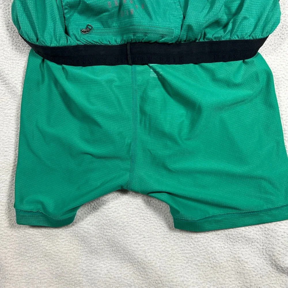 Nike Running Division Stride Shorts Mens Small Green Exercise Crossfit Training